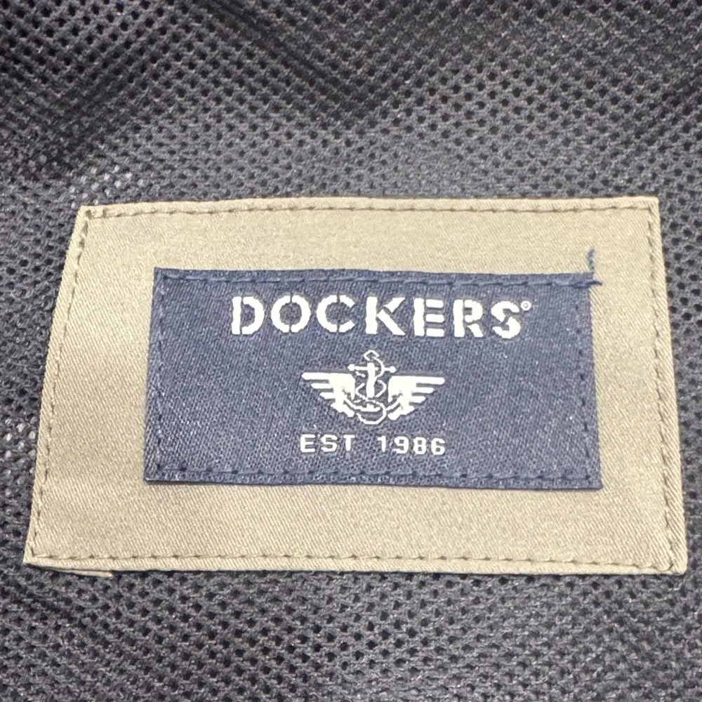 Dockers Olive Green Hooded Raincoat - Picture 2 of 8